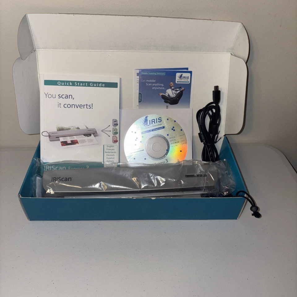 IRIScan Express 3 Portable Document Scanner & OCR Software - Image 2 of 4