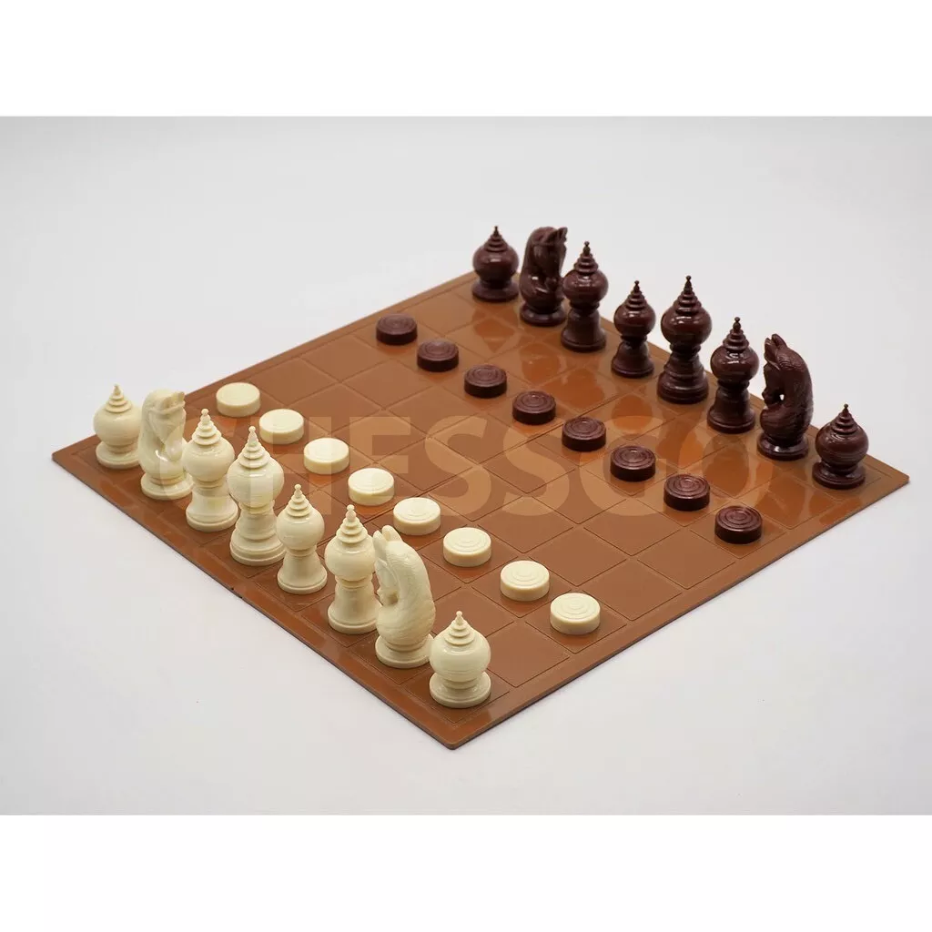 Local Thai people play old traditional Thai chess in public area - slow life style local people with chess board game concept Stock Photo