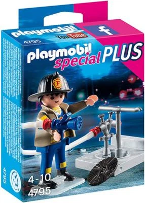 Playmobil special Feuerwehrmann mit Hydrant 4795 Neu & OVP Feuerwehr - Bild 1 von 2