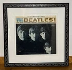 👀 Framed - BEATLES - Meet the: LP 1964 Capitol ST2047 * COVER ART ONLY *