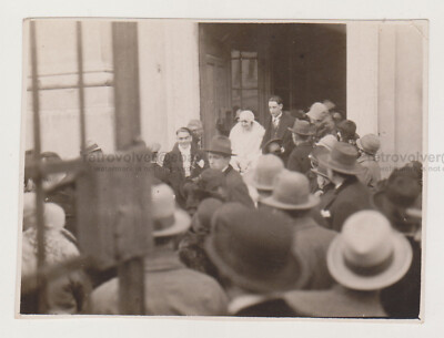 Bride And Groom Captured Amidst Sea Of Hats Nice Composition Snapshot Old Photo