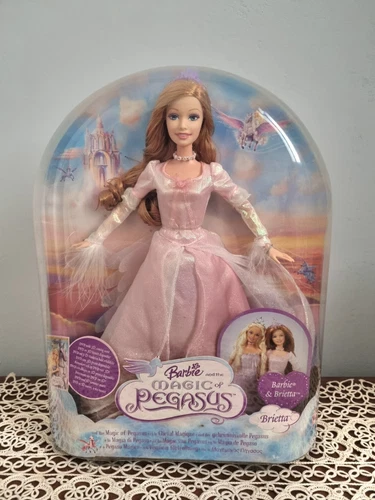 Barbie und die Magie des Pegasus Brietta #H7449 Mattel 2005 NRFB EUROPEAN BOX
