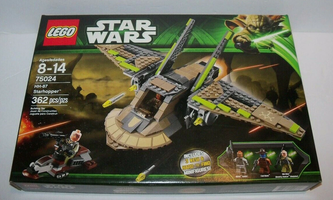 Retired rare LEGO Star Clone Wars 75024 HH 87 STARHOPPER Cad Bane