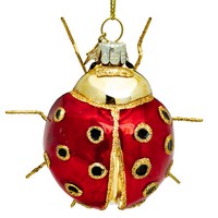 Sikora BS494 MarienkäFer Christbaumschmuck Glas Figur Weihnachtsbaum AnhäNger
