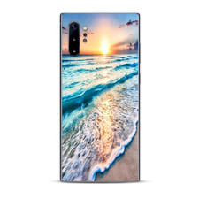 Skins Decal Wrap for Samsung Note 10 Plus sunset on beach