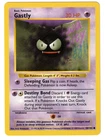 POKEMON GASTLY 50/102 BASE SET UNLIMITED SHADOWLESS COMMON SEE SCANS FOR GRADE
