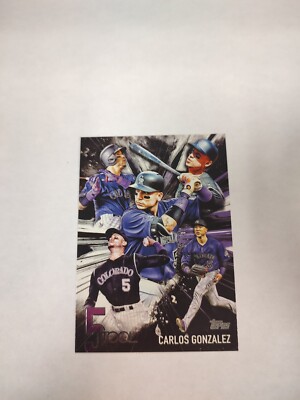 2017 Topps Five Tool Carlos Gonzalez #5T-25 (PWE)(02) | eBay