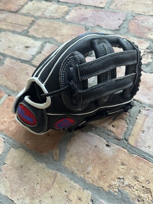 Wilson A450 12  Youth Baseball Glove Black Leather for Right Hander