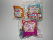 Lot Of 3 1999 - 2000 McDonald's Disney Tarzan Kid's Happy Meal Toys