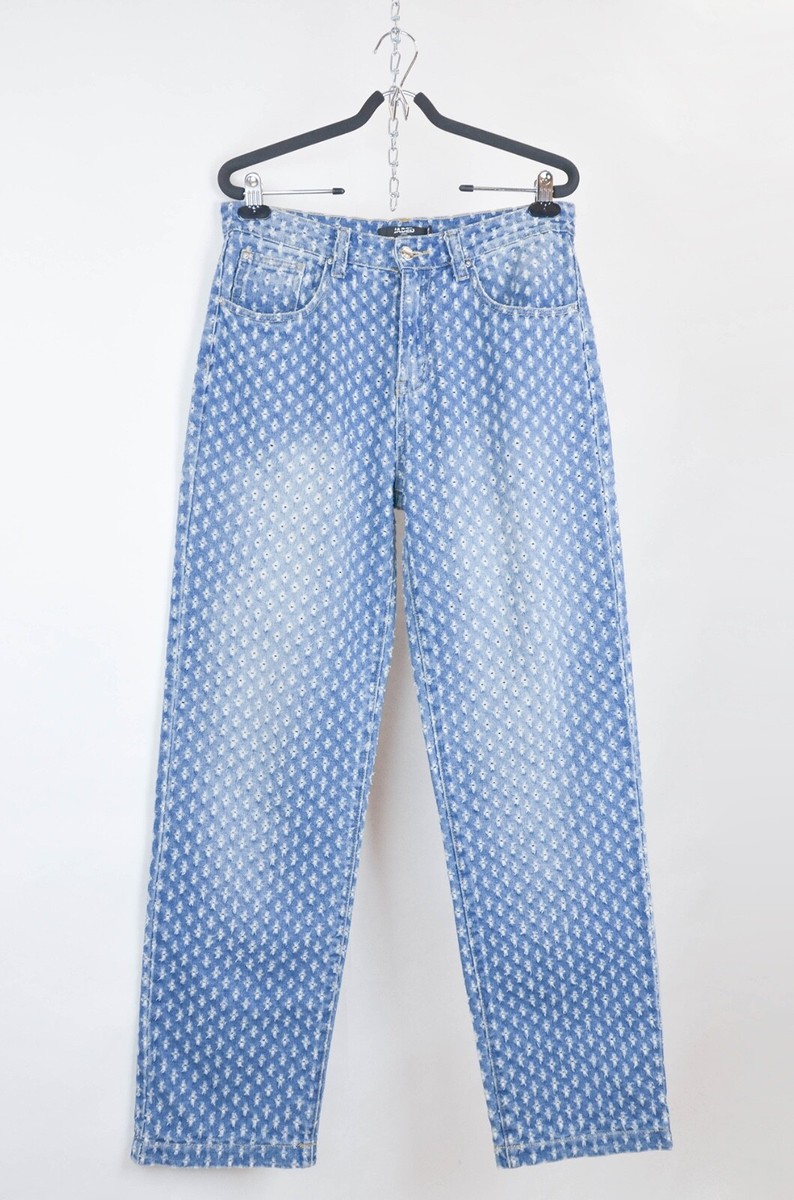 パンツ 00s denim y2k jadedlondon Jaded London Jeans – Light Blue Distressed Skate Y2K – Size