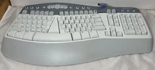 Microsoft Natural Multimedia Keyboard Ergonomic Comfort 1.0A PS/2 RT9470 Wired