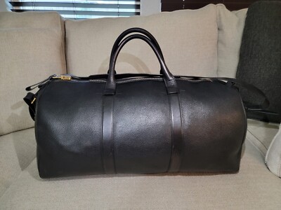 ボストンバッグ Tom Ford Duffle Bag TOM FORD Full-Grain Leather Duffle Bag for Men | MR PORTER