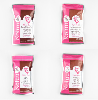Koluu Natural Ceylon Spices Seasoning Curry Mix Powder-Beef/Pork/Mutton/Chicken