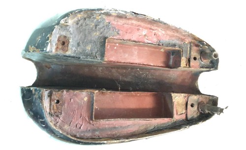 VINTAGE BOBBER CAFE CHOPPER SCRAMBLER MOTORCYCLE GAS FUEL TANK GAS TANK Black 1 - Picture 6 of 6