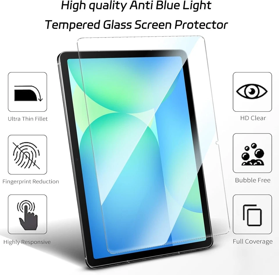 Samsung Tab S10 Lite Screen Protector Tempered Glass For Galaxy Tab S10 FE 2025 - Image 3 of 4