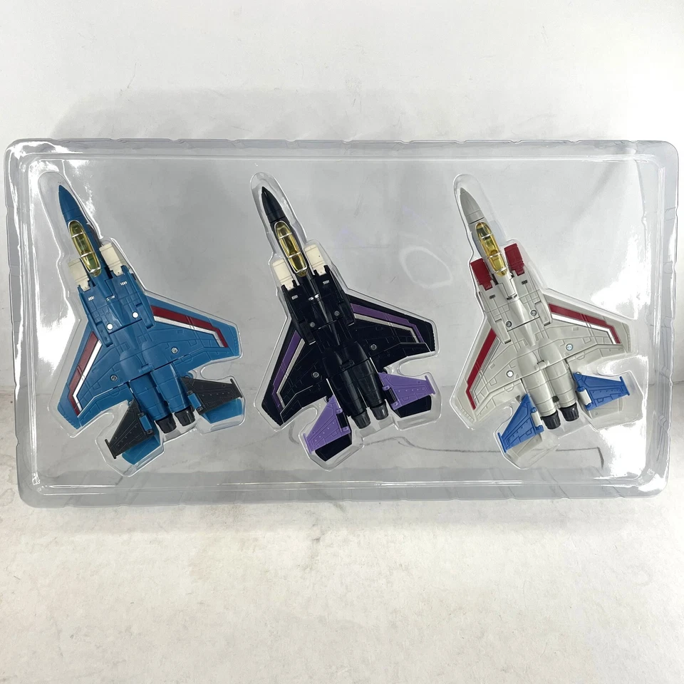 Transformers G1 Starscream Thundercracker Skywarp 3x Action Figures Flight Team - Image 4 of 4