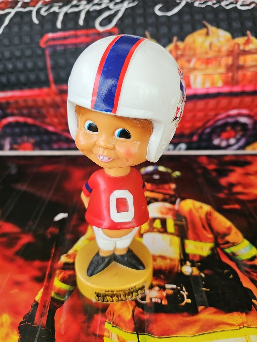【BOBBLE HEAD】ニューイングランド・ペイトリオッツボブルヘッド1975 Vintage New England Patriots NFL 1975 Bobble Head Nodder Plastic