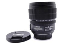 CANON EF-S 15-85mm F3.5-5.6 IS USM Lens Near Mint 
