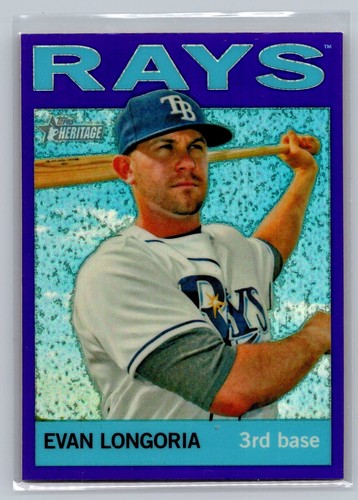 Evan Longoria [Refractor] #HC3 2013 Topps Heritage Chrome card