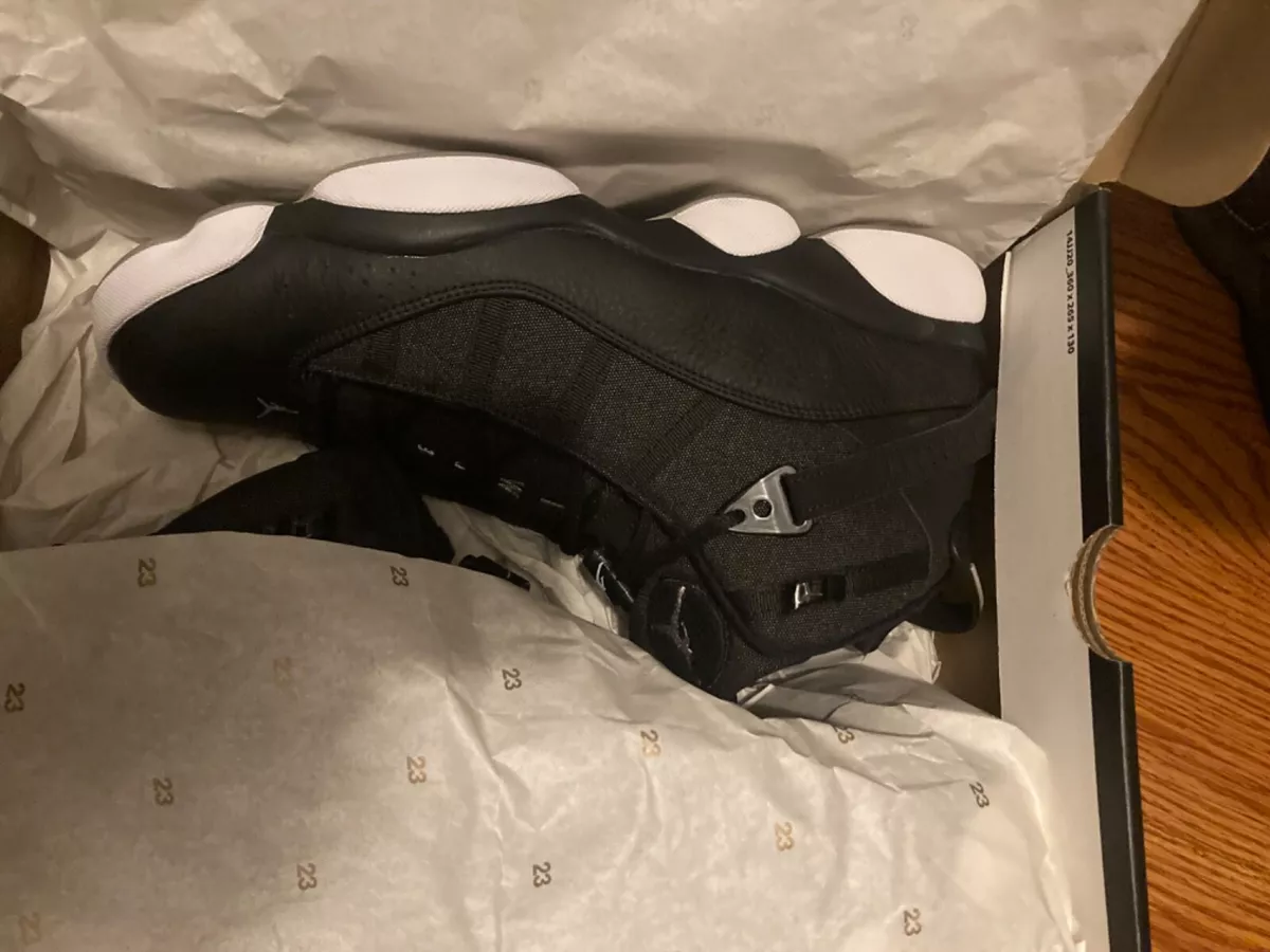 Jordan 6 rings cheap black matte silver white