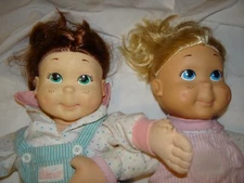 Vintage 1986 1989 Playskool Hasbro My Buddy KID SISTER Doll lot brown blonde