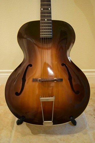 1951 Epiphone Zenith Acoustic Guitar with Hard Case - Picture 2 of 12