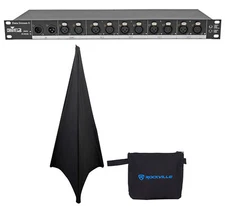 Chauvet DJ Data Stream 4 Datastream 1 - 4 Optical Splitter+Scrim Cloth+Pouch