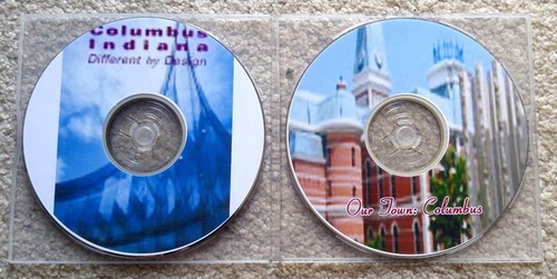 COLUMBUS INDIANA - 2 DVD SET - COLUMBUS DIFFERENT BY DESIGN & OUR TOWN COLUMBUS