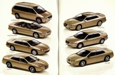 1999 Chrysler Lhsconcordecirrussebringtc Brochure Catalog Wcolor Chart