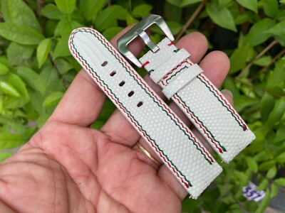 White Lizard Watch Strap Band 14mm 16mm 18mm 19mm 20mm 21mm 22mm 24mm 26mm