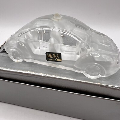 Mikasa Germany Crystal VW Volkswagen w/ Box 4  No Chips Or Cracks