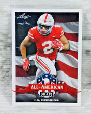 2020 LEAF DRAFT FOOTBALL #68 J.K. DOBBINS RC ROOKIE CARD (ALL-AMERICAN)
