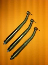 Dental Handpiece/MIDWEST TRADITION PUSH BUTTON LOT OF 3 NON OPTIC 4 HOLE