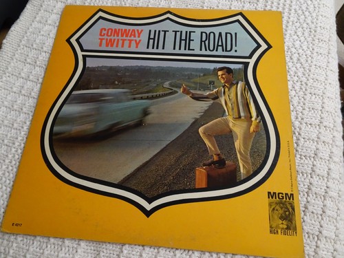 CONWAY TWITTY MGM LP 4217 HIT THE ROAD GOT MY MOJO WORKING & MORE AUTOGRAPH MONO
