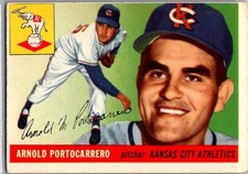 1955 Topps #77 Arnold Portocarrero