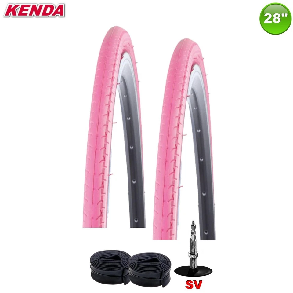 Kenda 28" Kontender K-196 Rennradreifen Decke Mantel ( 26-622 ) - 700 x 26C Pink - Bild 1 von 4