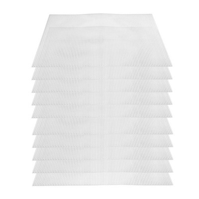 10 Stück Mesh Kunststoff Leinwand Blätter 19,6x13 Zoll für Stickerei Basteln, 5004