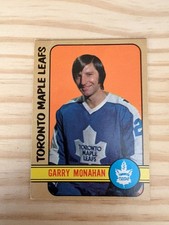 1972-73 O-Pee-Chee #207 Garry Monahan - Toronto Maple Leafs (invMs1)