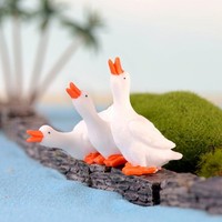 Charming Set Of 30 Miniature Resin Duck Figurines For Home & Garden Decor