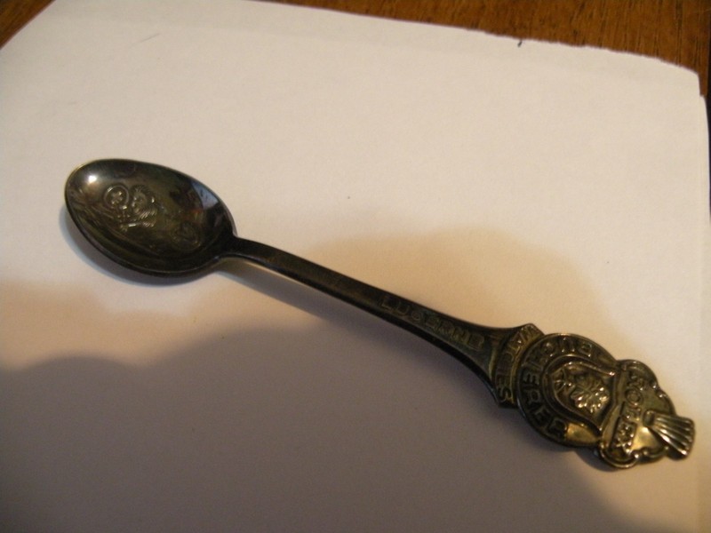 Vintage Souvenir Rolex Spoon Bucherer of Lucerne Switzerland