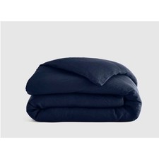 Quince European Linen Duvet Cover king/Cal King Chambray Charcoal NWOT K10