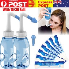 300ml Nose Sinus Allergy Clean Allergies Relief Rinse Nasal Wash Neti Pot Bottle
