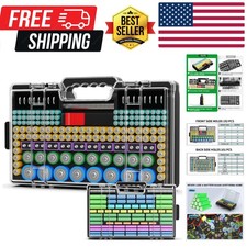Battery Organizer Storage Holder Box Case with Tester, Ultra-Large 280 Batte...