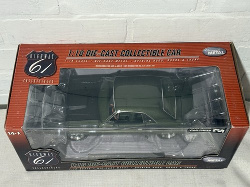 1:18 1970 Dodge Challenger T/A 340 Six Pack Highway 61 Green Torque Thrust - Picture 3 of 17