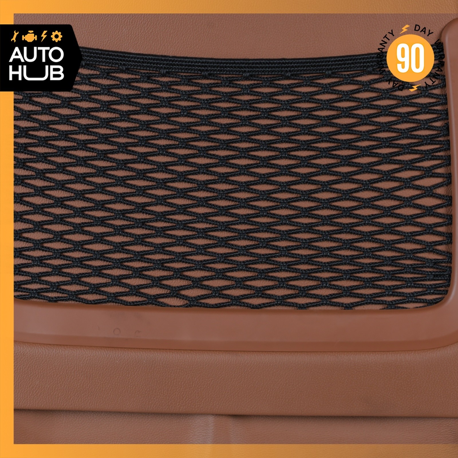 14-17 Maserati Ghibli M157 Front Right Side Seat Back Cover Brown OEM 68k