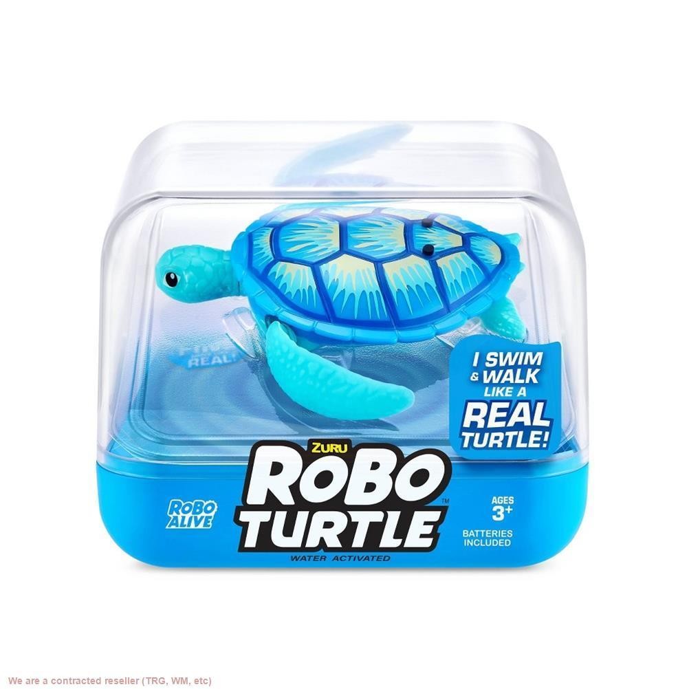 Роботизированная игрушка-черепаха Robo Turtle - голубая от ZURU 2290₽