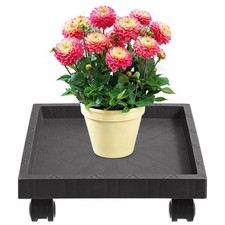  Carrello Da Giardino Piante Vassoio Per Fioriera Con Ruote Supporto Interno