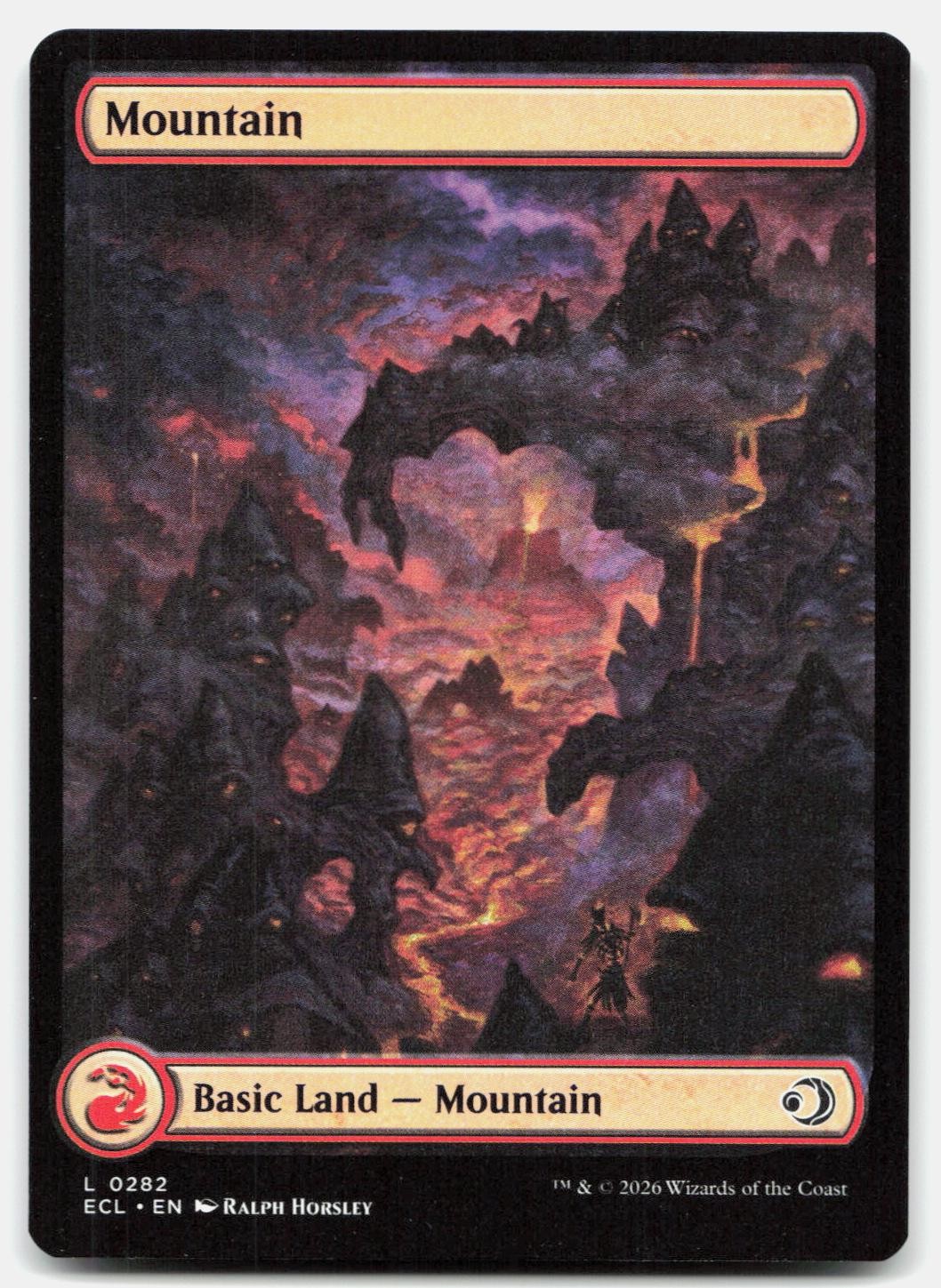 Mountain (0282) 282 Land Lorwyn Eclipsed Magic: The Gathering NM/M