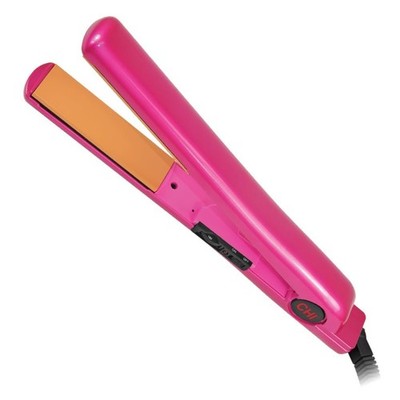 CHI Tourmaline Ceramic Flat Iron 1in Hair Straightener Pink