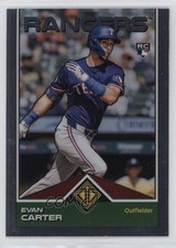 2024 Transcendent Collection Icons Chrome Evan Carter (Follow Through) #87 1c3k